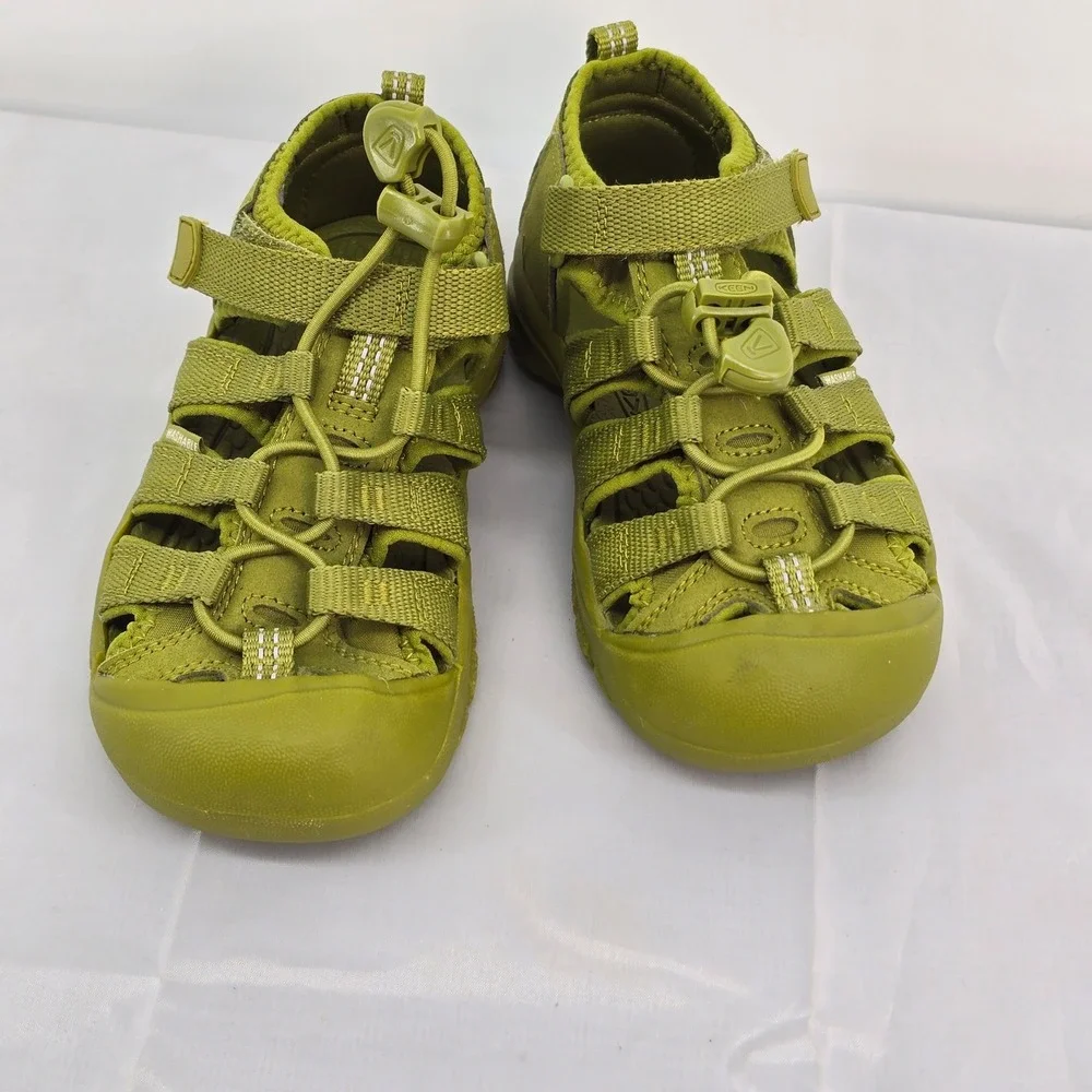Keen Seacamp II CNX Kids Green Outdoor Water Sandals 1032141 Size 11 US
